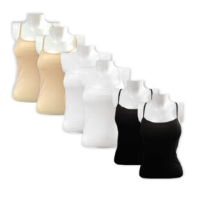 Pack 6 Débardeurs Femme Simple