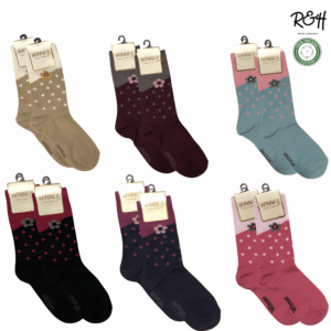 Pack 12 paires de chaussettes longues femme