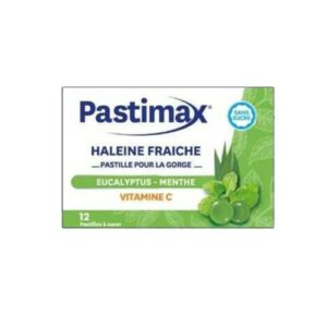 PASTIMAX HALEINE FRAICHE EUCALYPTUS MENTHE 12 PASTILLES A SUCER