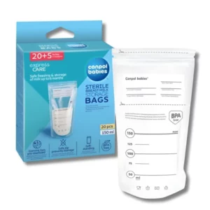 CANPOL BABIES - 25+5(GRATUIT) SACS DE CONSERVATION DU LAIT MATERNEL 150ML