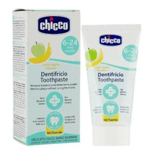 CHICCO DENTIFRICE SAVEUR POMME ET BANANE 6 MOIS+ 50ML