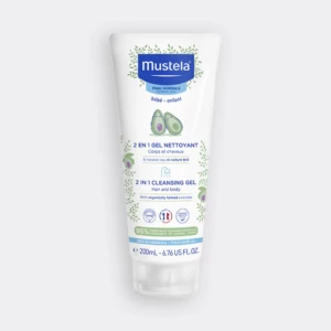 Mustela Gel nettoyant Cheveux et corps 2 en 1, 200ML