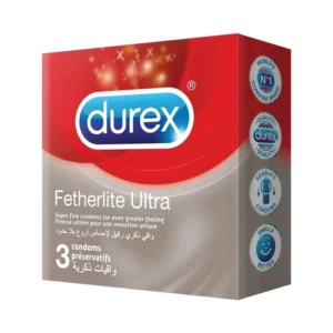 Préservatif Durex Fetherlite Ultra x3