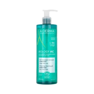 A-Derma BIOLOGY AC Gel Moussant Nettoyant Purifiant 400ml